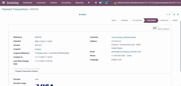How To Use Paytrail Payment Acquirer In Odoo
