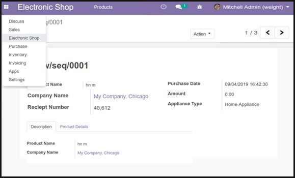 Search View in Odoo