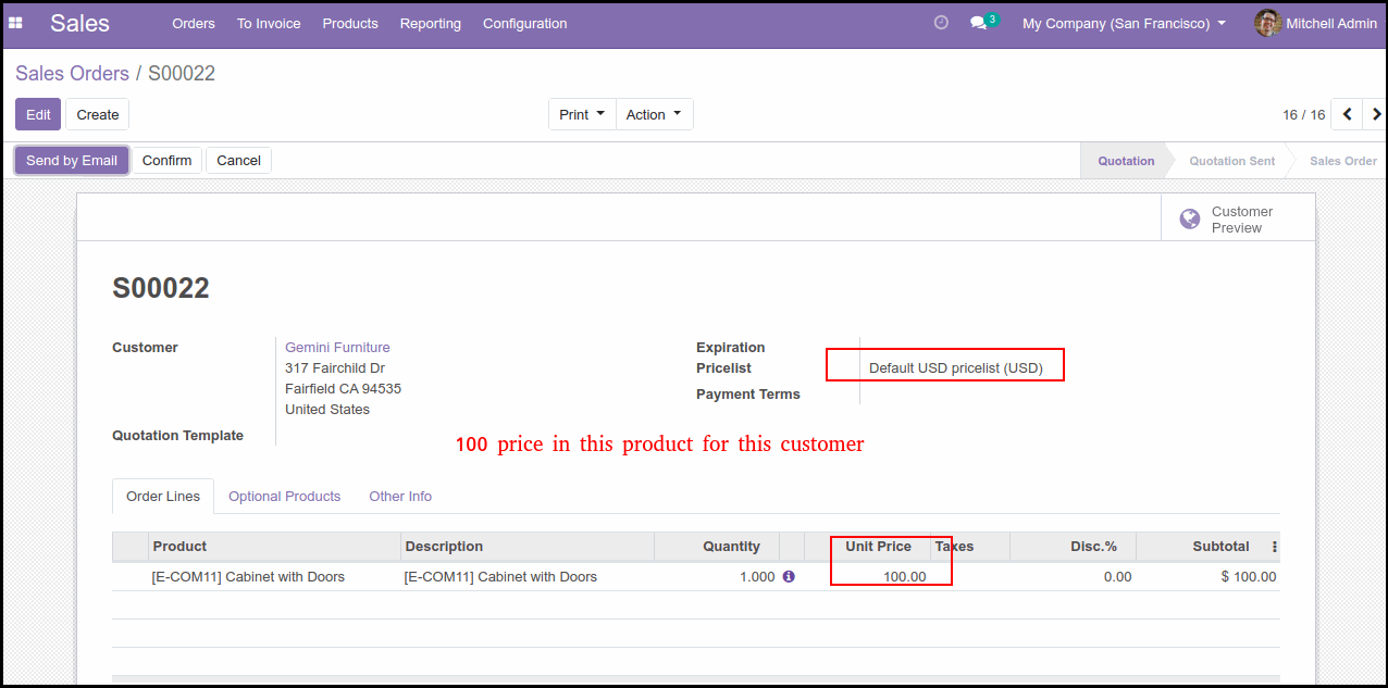 Multiple Price Per Products - Odoo