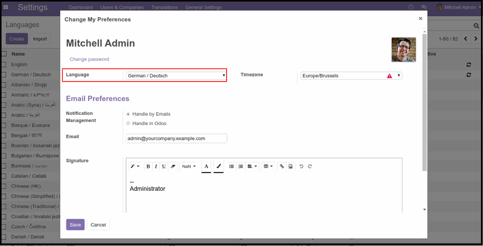 Add Translation in Odoo Custom Module