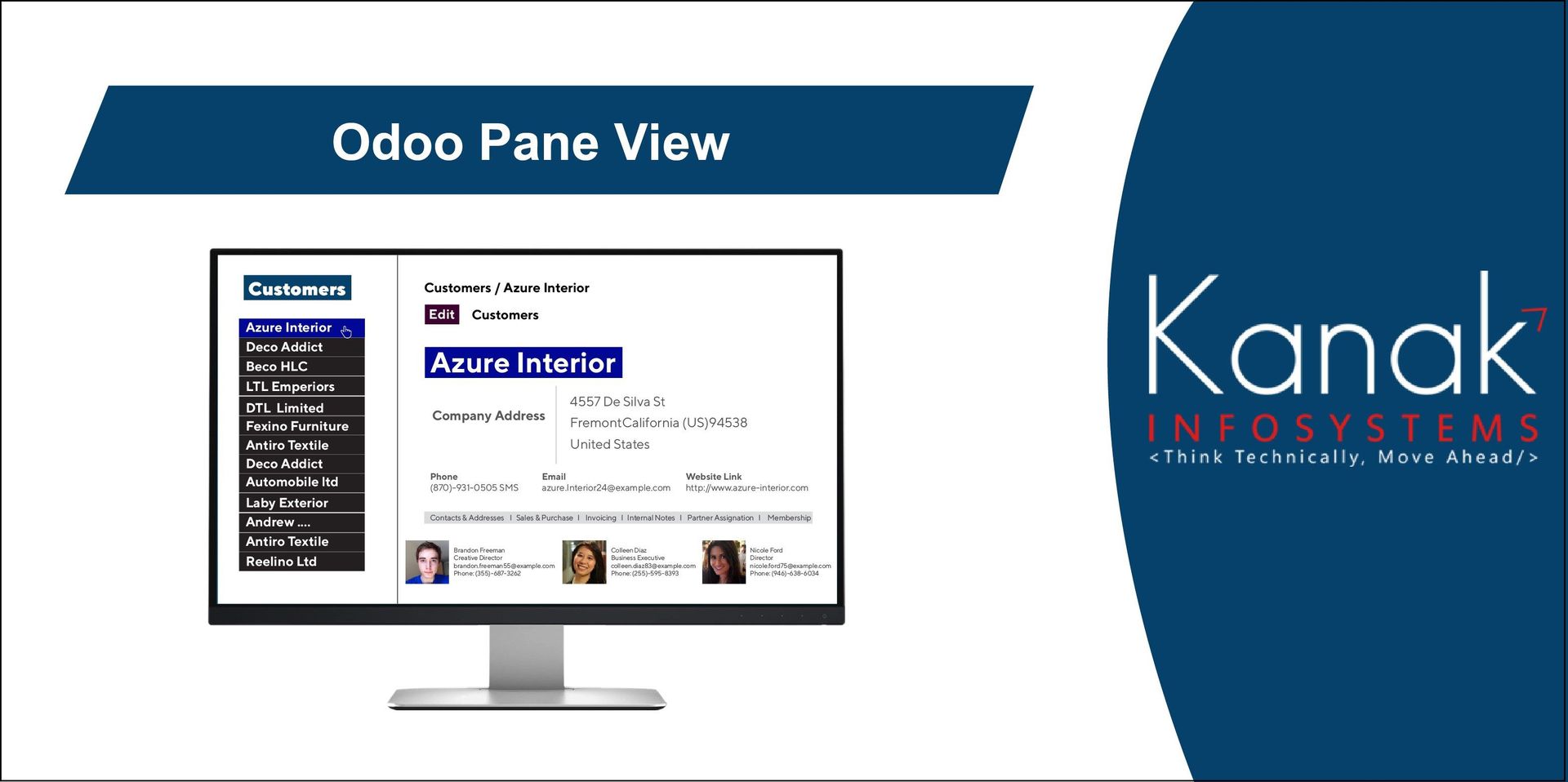 Odoo Pane View Module by Kanak Infosystems