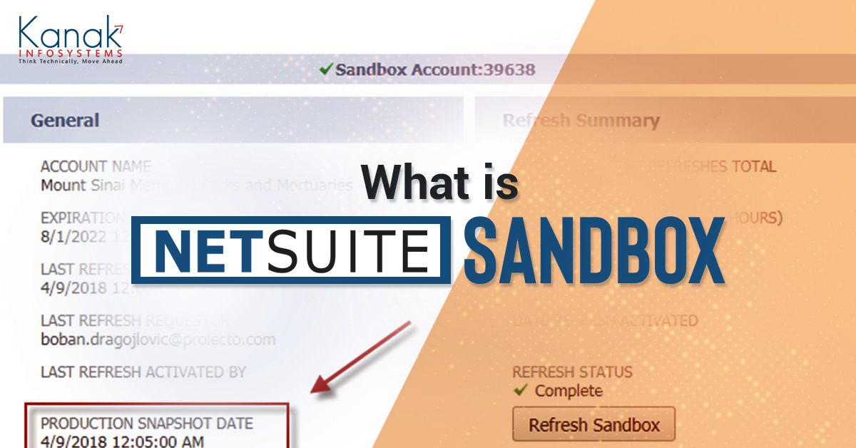 What is NetSuite sandbox?