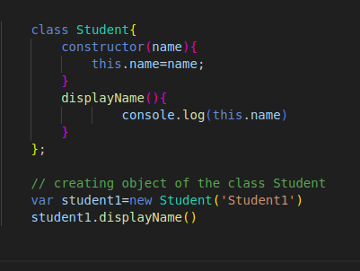 JavaScript Classes