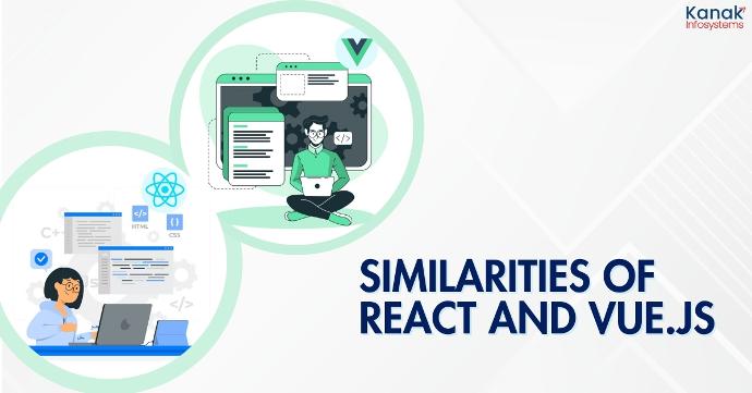 Similarities of React and Vue.js