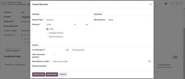 How we can Configure the coupon program in Odoo