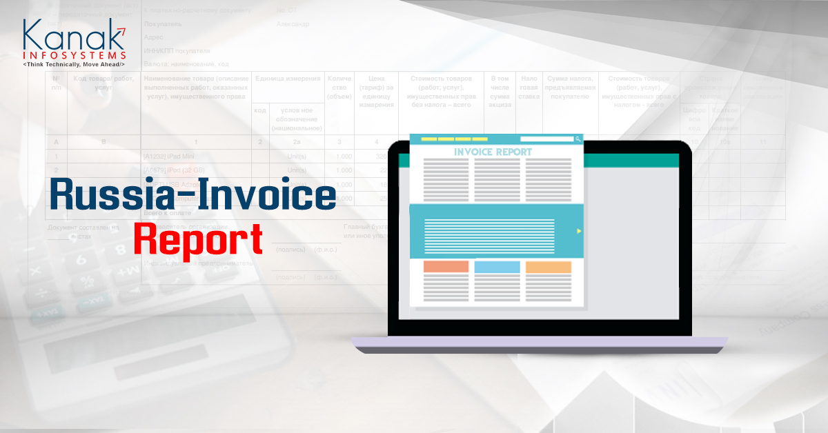 Russia-Invoice Report