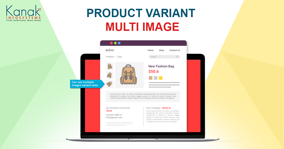 Product Variant Multi Image Module for Odoo